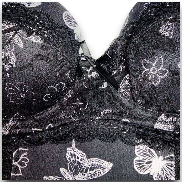 Jessica Simpson intimates  Babydoll Lingerie- SMALL- Black & White- Women's - Picture 7 of 14